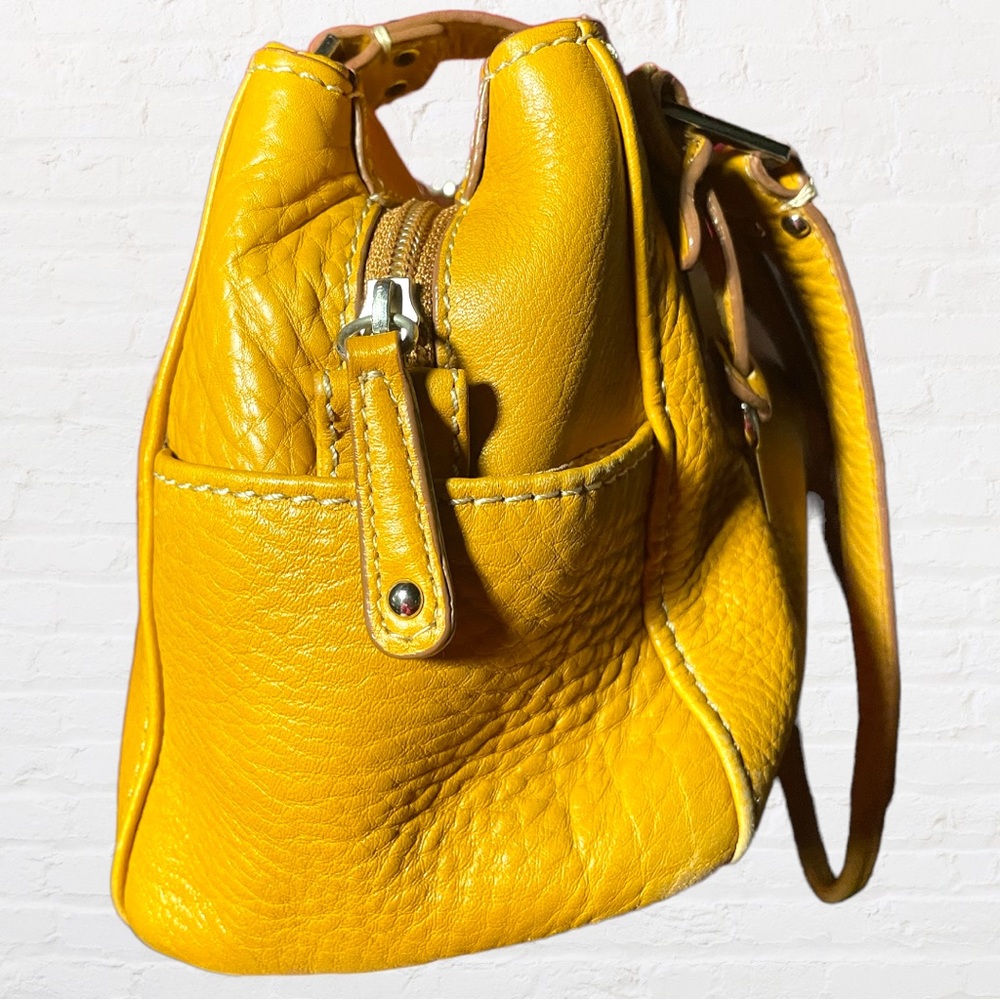 FOSSIL | Genuine Pebbled Leather | Blackburn Satchel Handbag - Picture 4 of 15